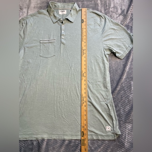 Mens Linksoul Luxury Cotton Light Sage Green Polo Shirt XXL - Picture 3 of 6